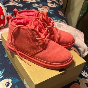 UGG Coral Suede Ankle Boots